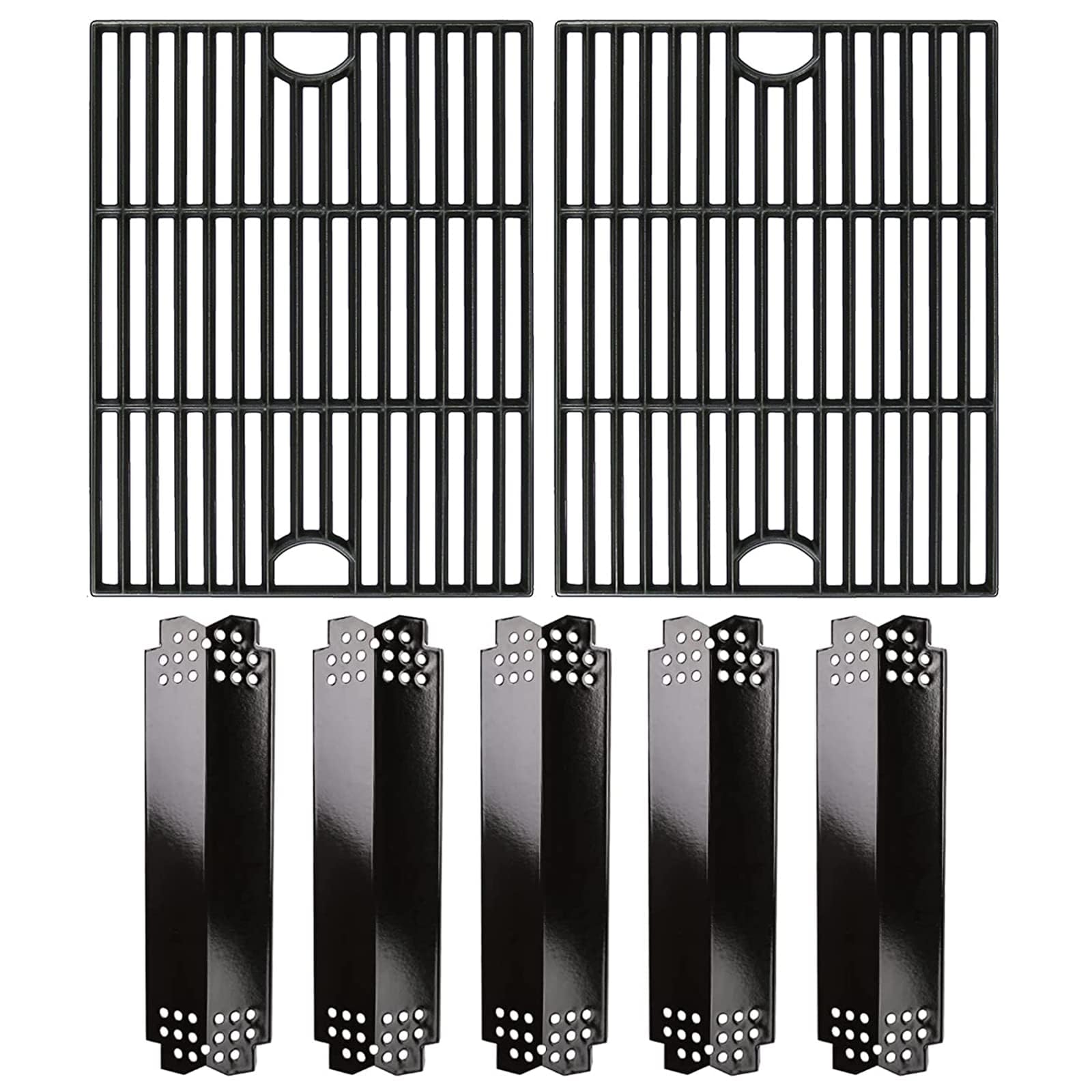 Hisencn heat plate for Nexgrill 720-0830H ensures even heat and rust resistance.