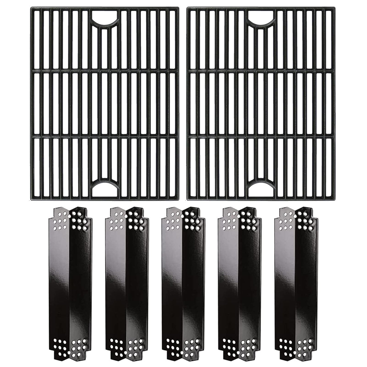 Hisencn heat plate for Nexgrill 720-0830H ensures even heat and rust resistance.