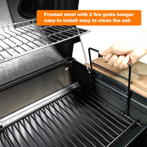 Hisencn heat-tolerant ash pan handles high-heat cooks