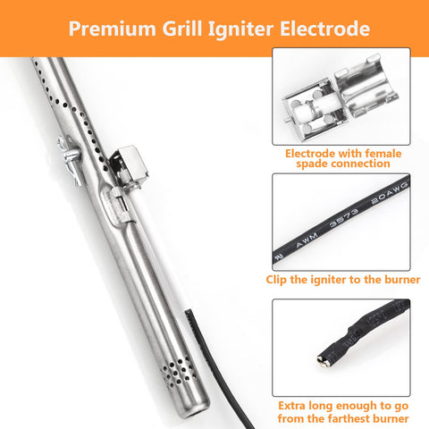 Hisencn igniters work with Char-Broil models for quick lighting.