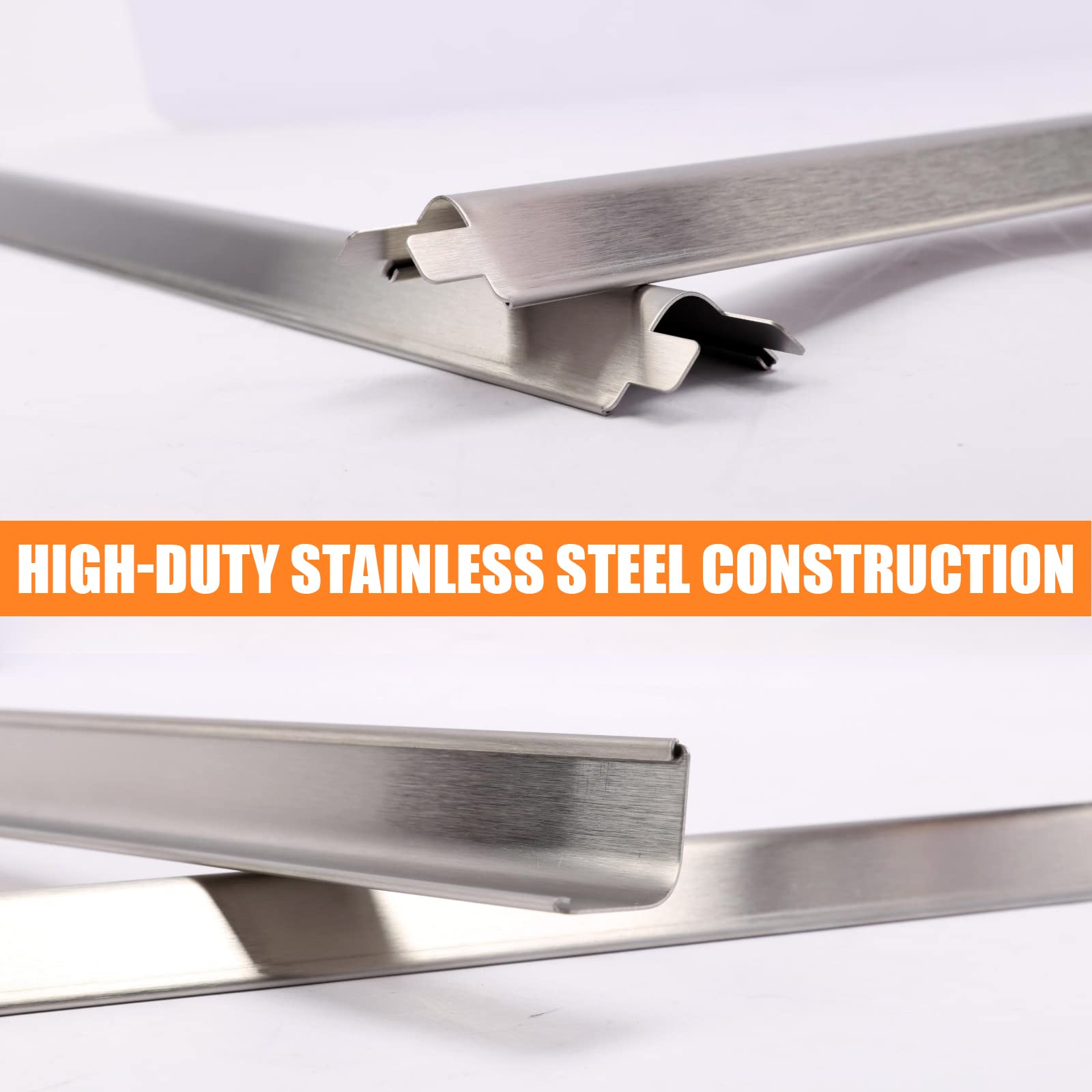 Hisencn instruction and screw set simplifies DIY installation.