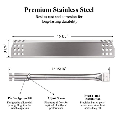 Hisencn KitchenAid heat plate for 720-0954 ensures even cooking surface