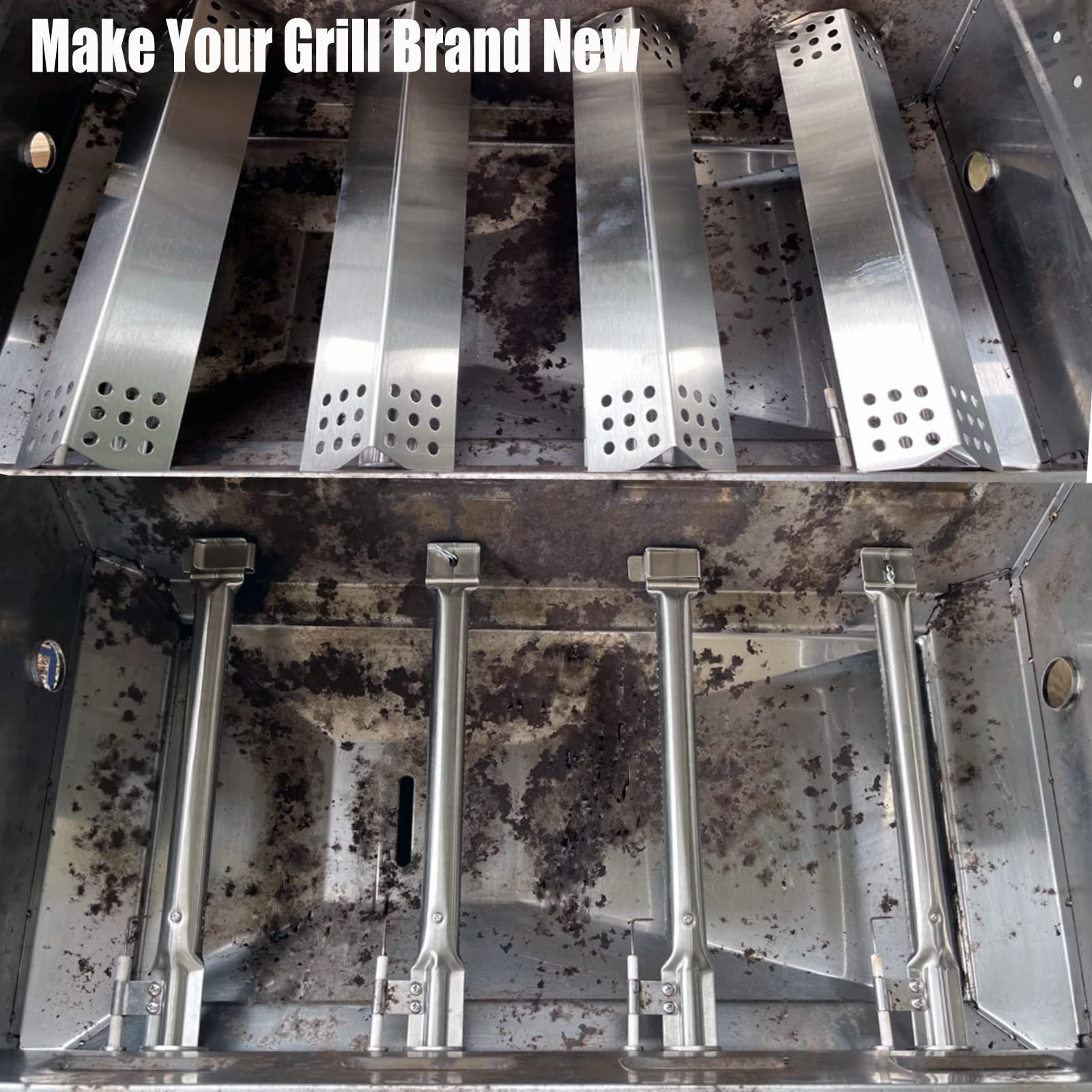 Hisencn Master Forge burner tubes in stainless steel resist rust and burn-through