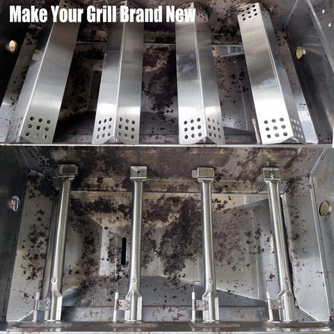 Hisencn Master Forge burner tubes in stainless steel resist rust and burn-through