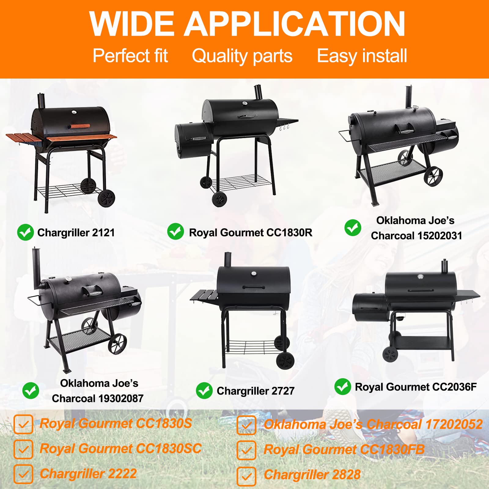 Hisencn porcelain-coated steel ash pan resists rust for lasting backyard grilling