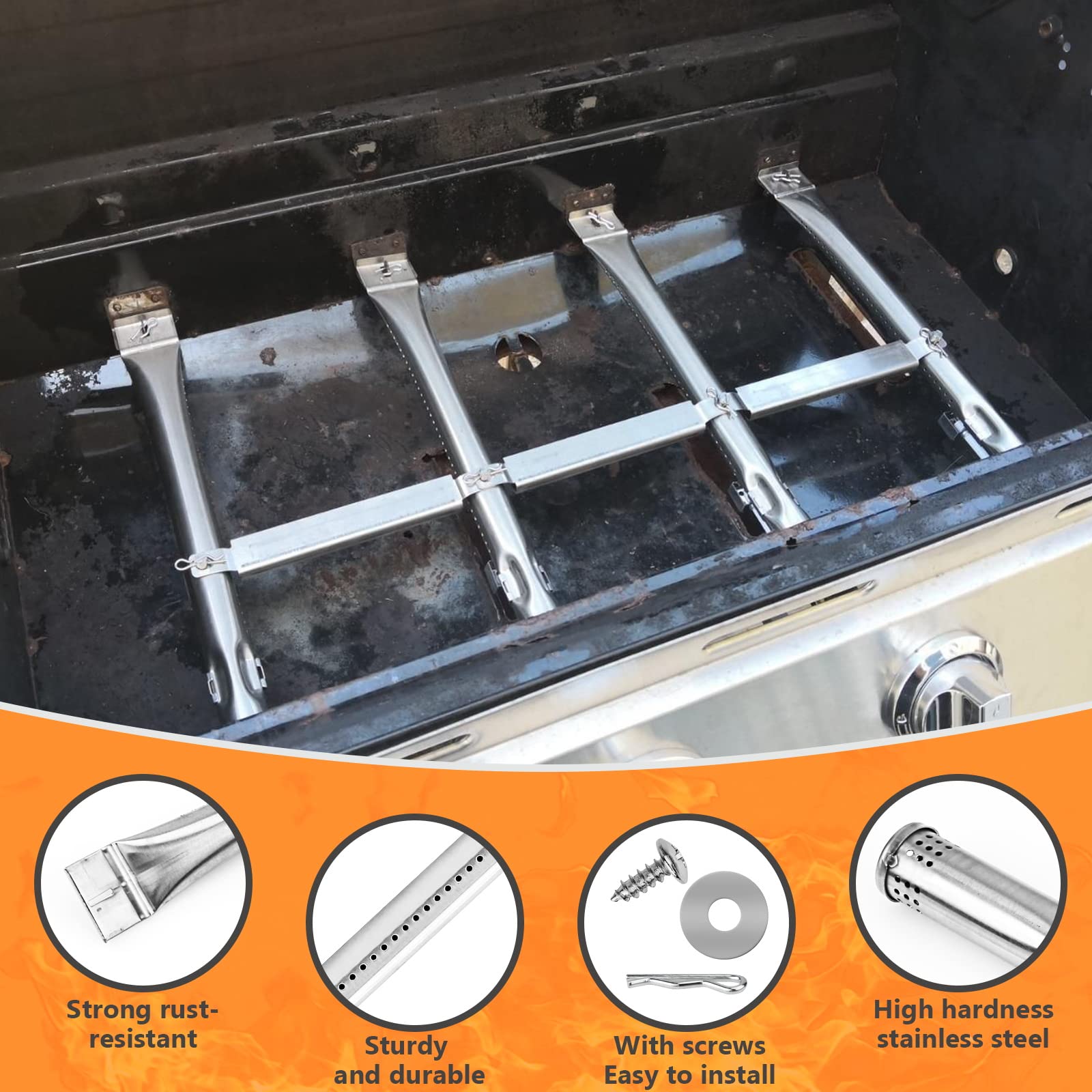 Hisencn porcelain heat tent for Charbroil heat containment