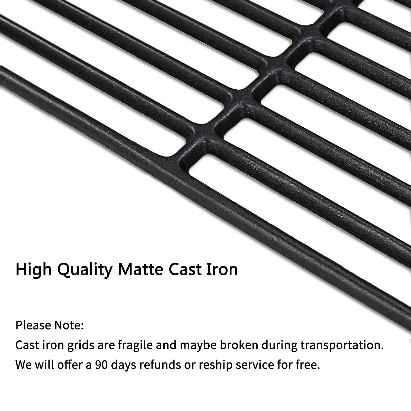 Hisencn grate set delivers professional sear marks for grilled favorites.