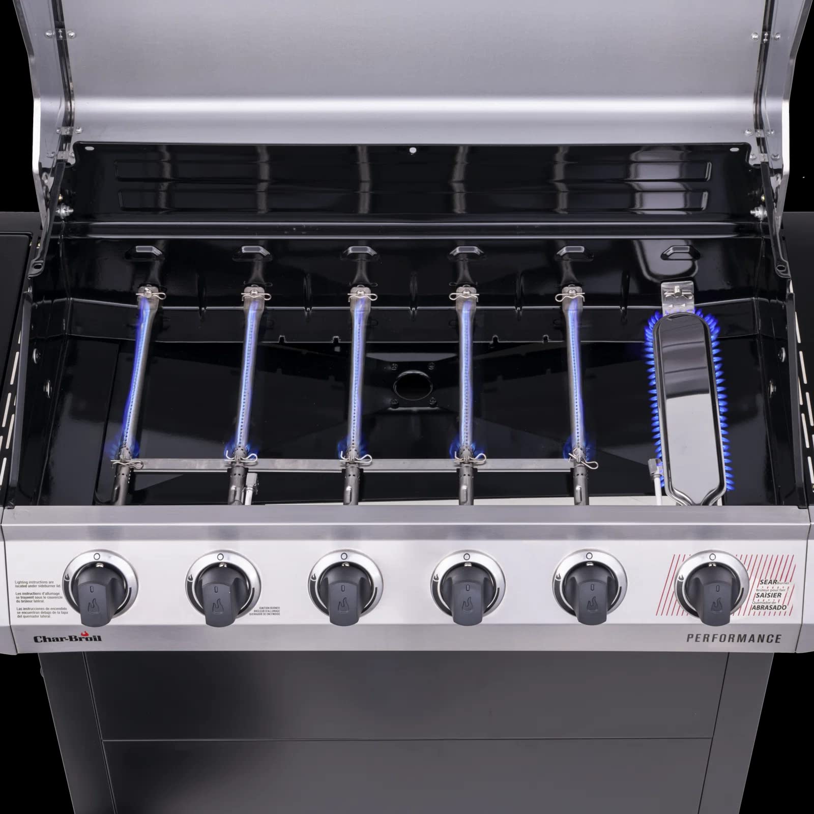 Hisencn stainless steel burner assembly resists corrosion for lasting use.