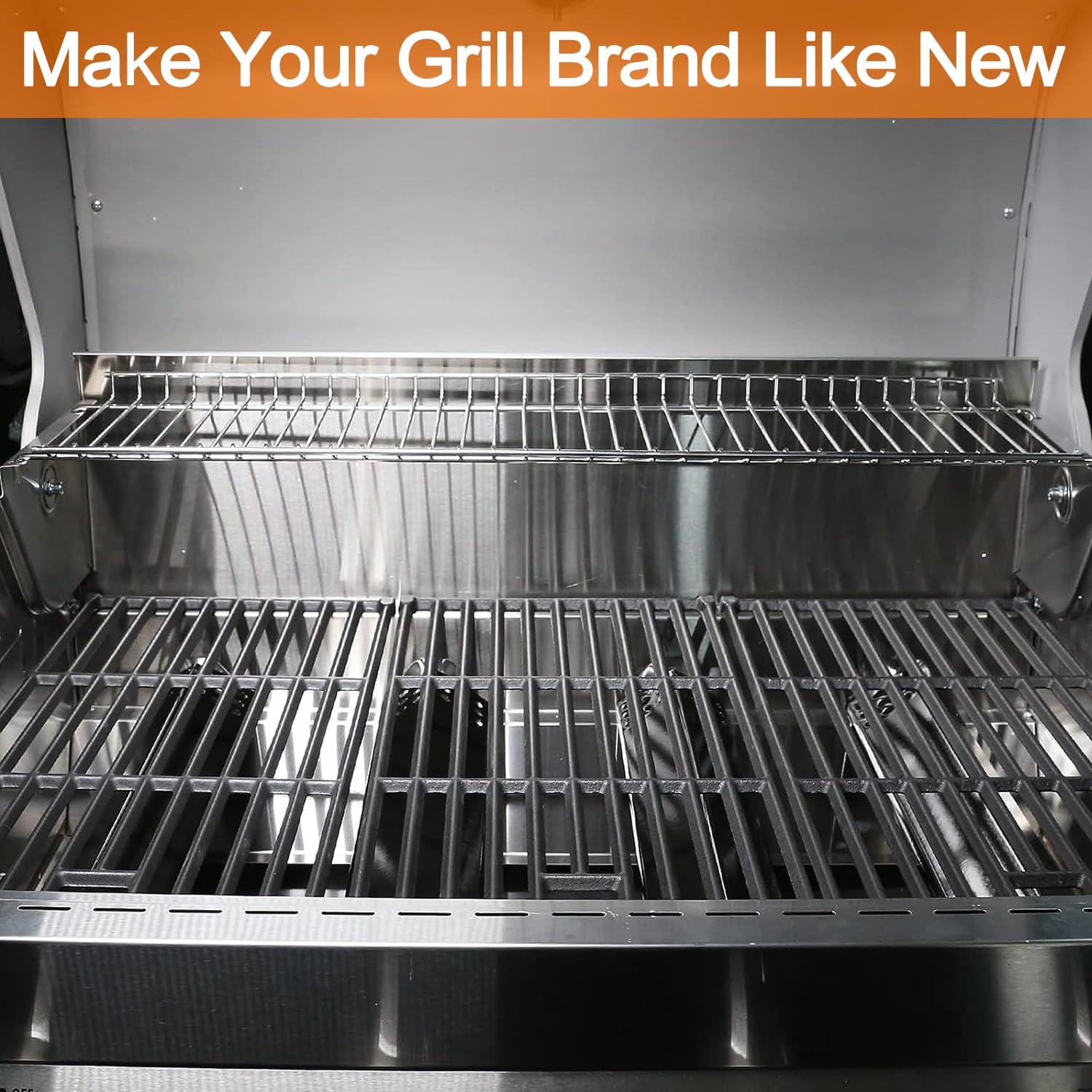 Hisencn three-pack replacement grates for quick grill restoration and minimal downtime.