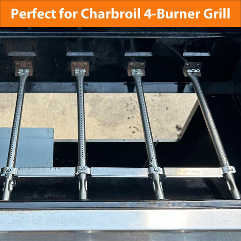 Hisencn 304 stainless steel crossover tube fits multiple grill models including Kenmore