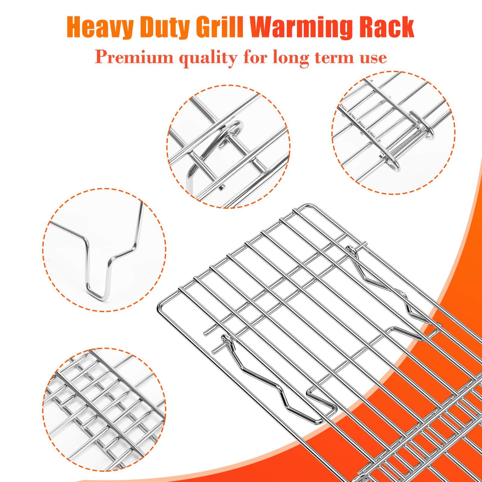 Maximized grill surface lets you cook multiple items at once.