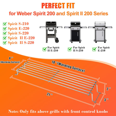 Hisencn warming rack 18x4-inch surface expands warming for wings and buns