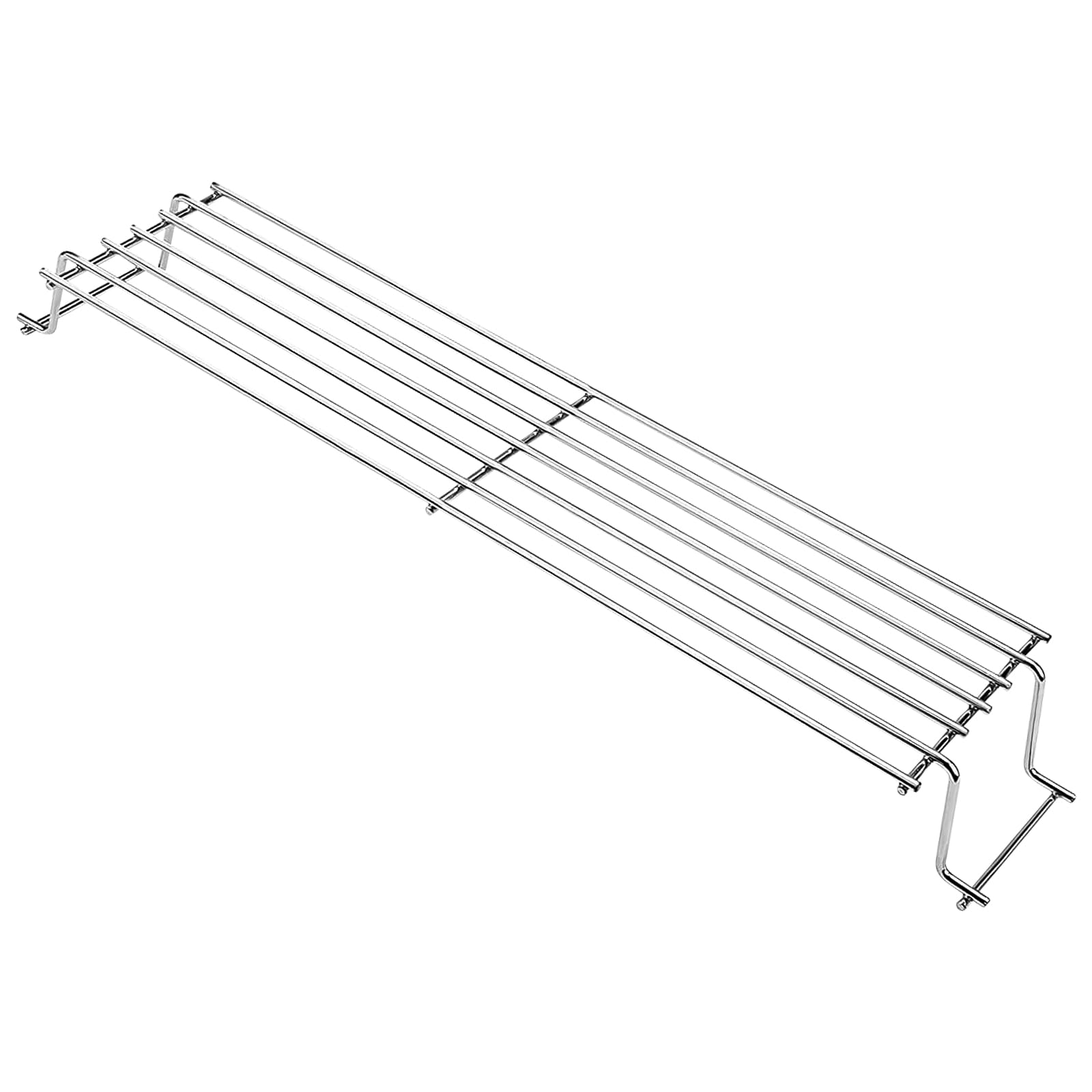 Hisencn warming rack with front-control-knob attachment for Weber Spirit keeps buns warm