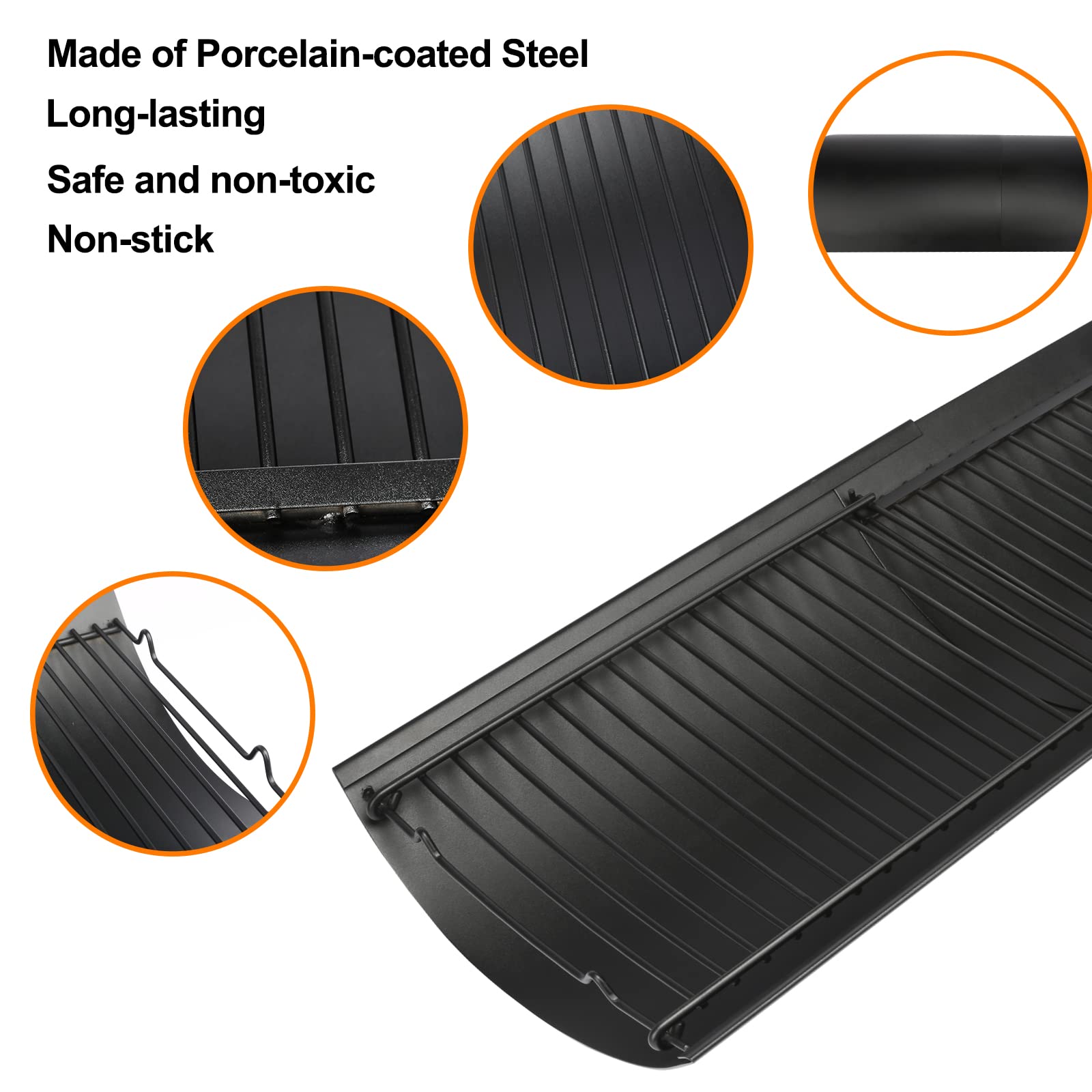 Hisencn wide compatibility covers Charbroil, River, Brinkmann, Royal Gourmet, and Oklahoma Joe's grills