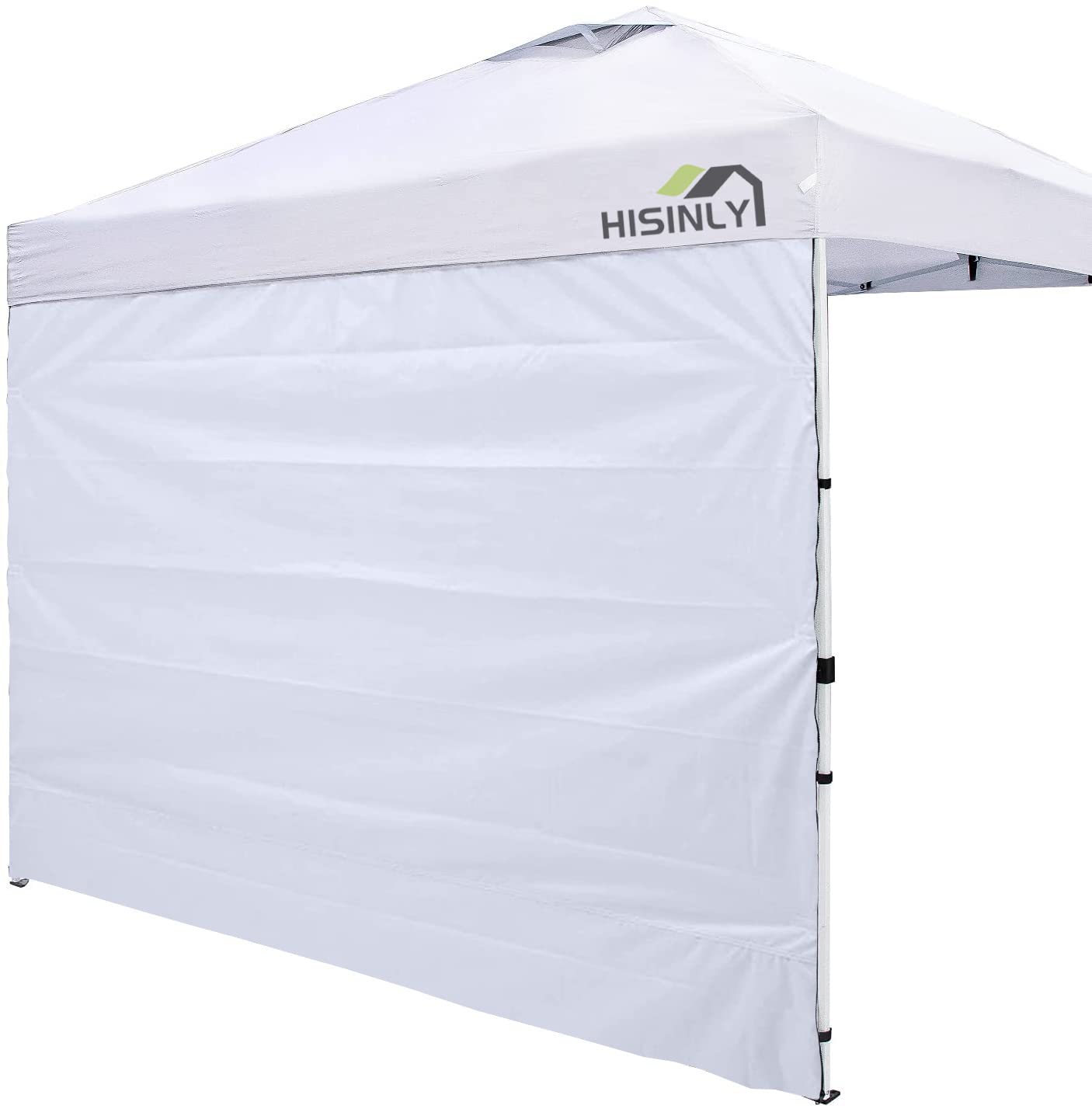 Hisinly canopy sidewall on a 10x10 tent creates shaded open-area coverage