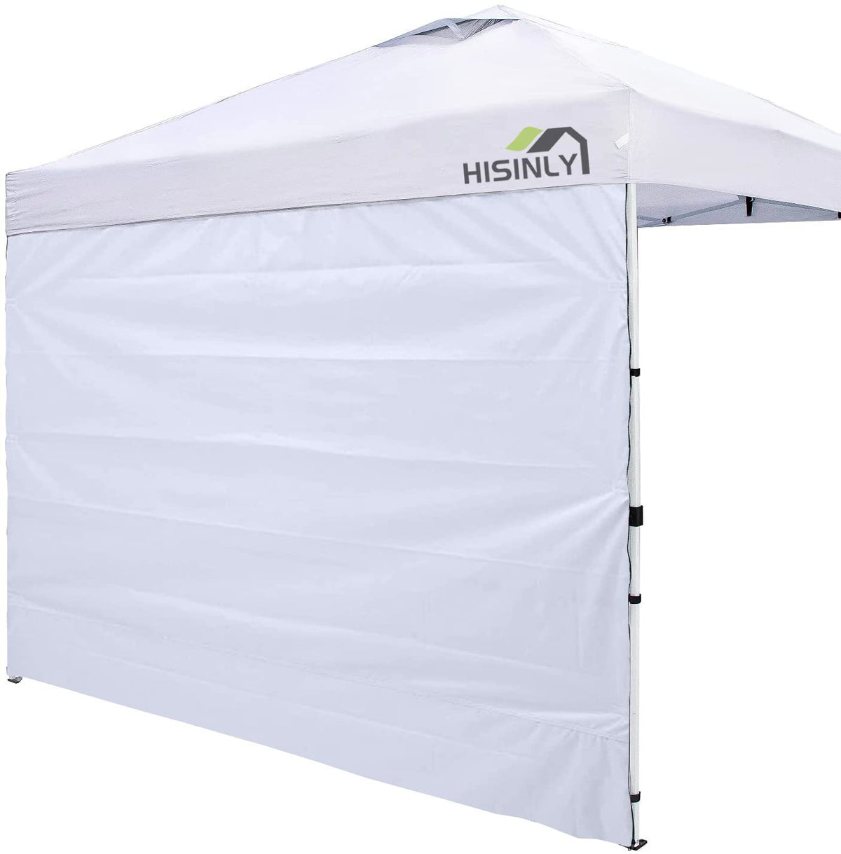 Hisinly canopy sidewall on a 10x10 tent creates shaded open-area coverage