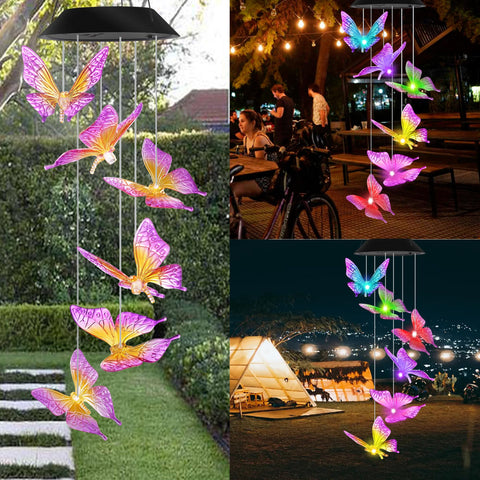 HiSolar IP65 waterproof wind chimes withstand rain for year-round use.