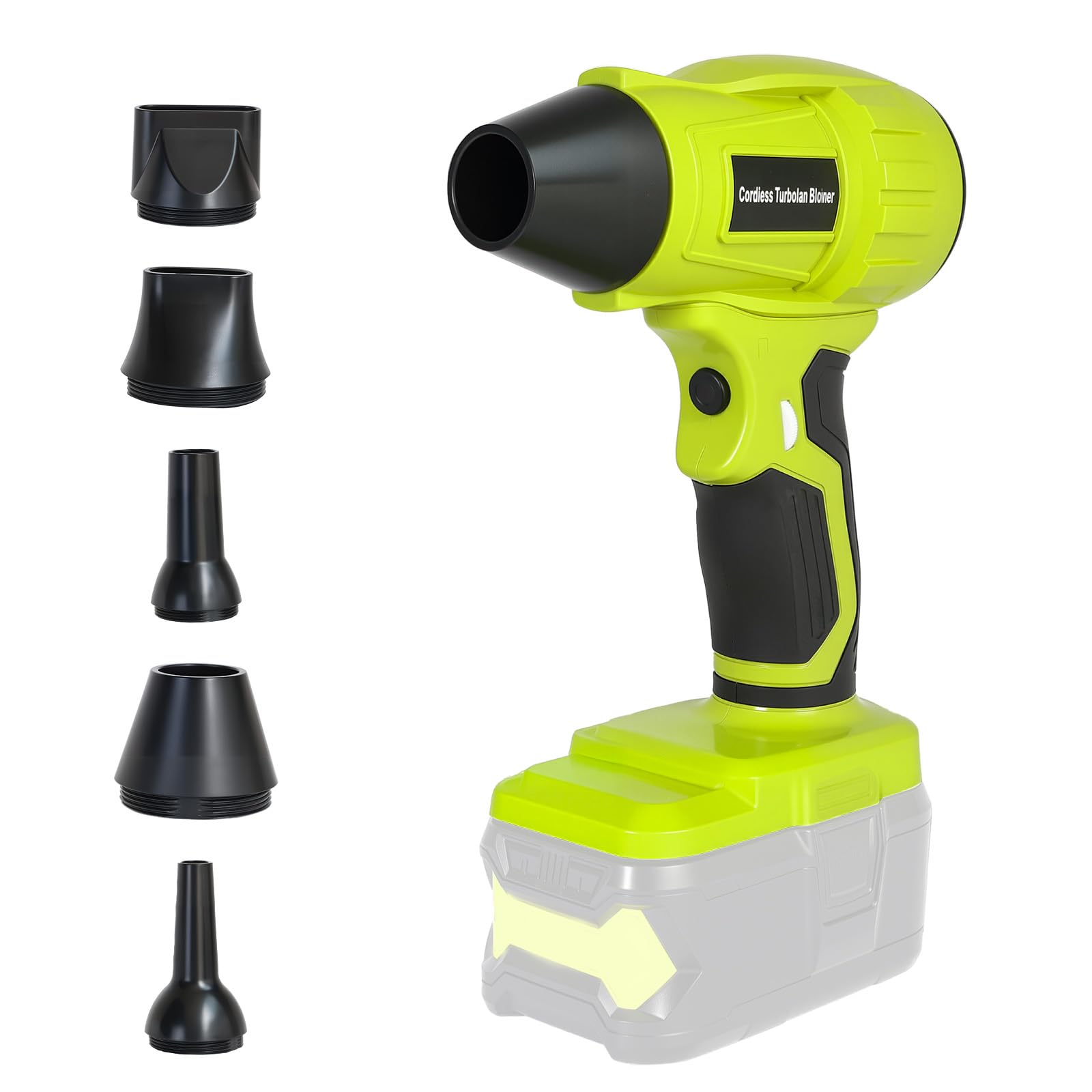Histely cordless leaf blower with compact design for quick cleanup.