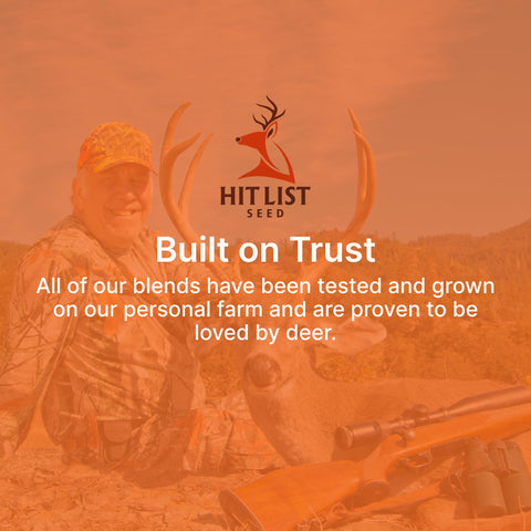 Hit List Seed deer plot screening aids movement and daytime visibility