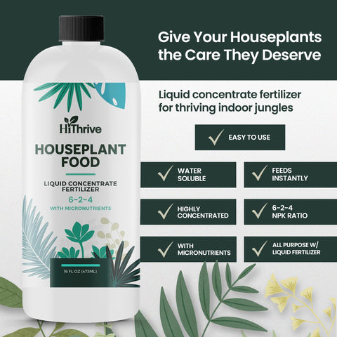 HiThrive 2x concentrated plant food being measured for precise dilution.