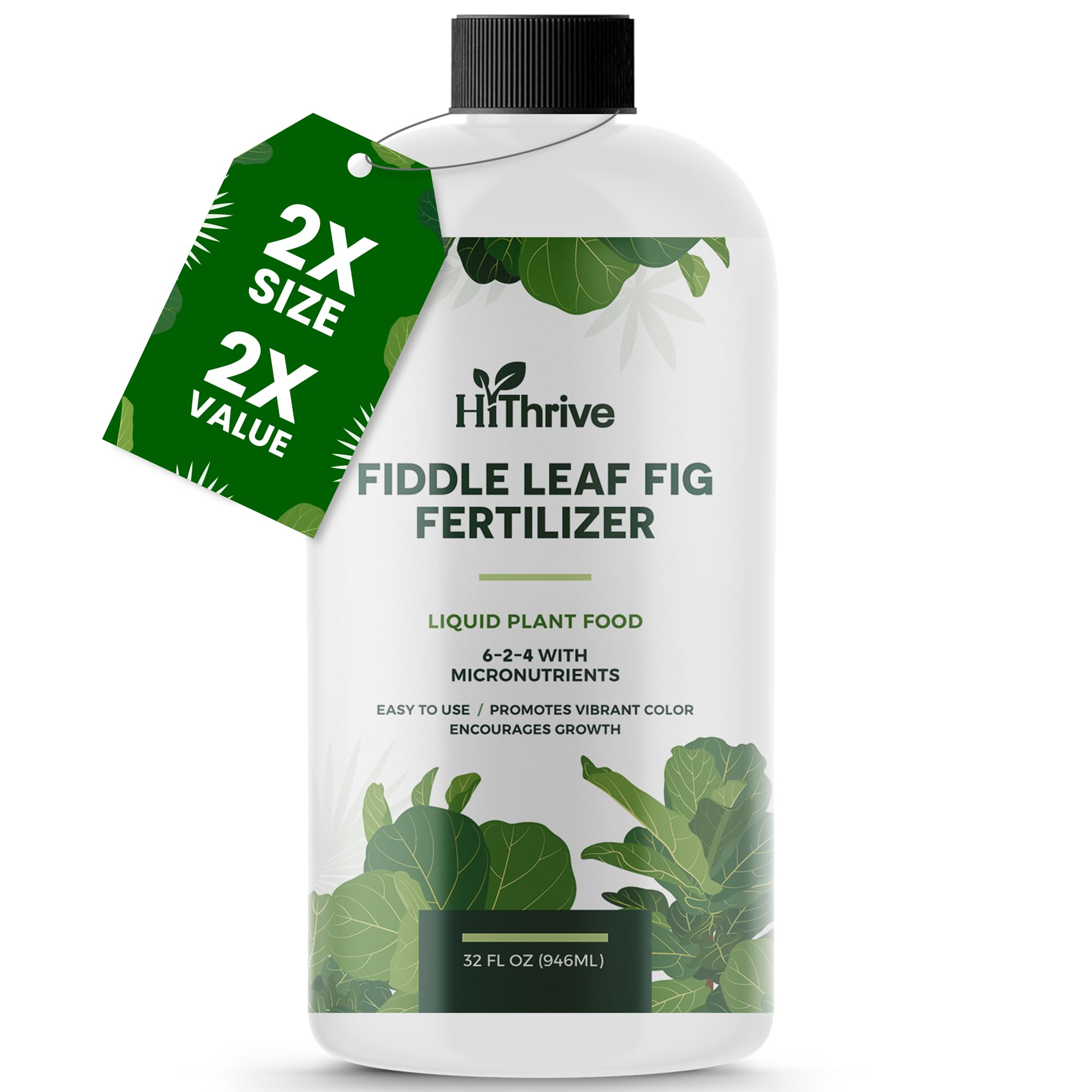 HiThrive 32oz fig food bottle ready for easy feeding and long-lasting value