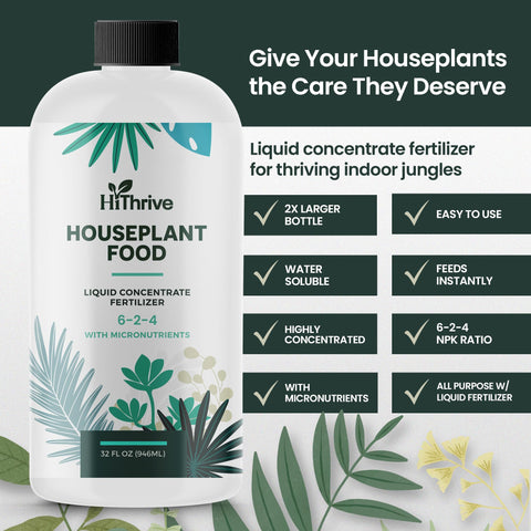 Measuring HiThrive plant food with accurate dosing for easy feeding