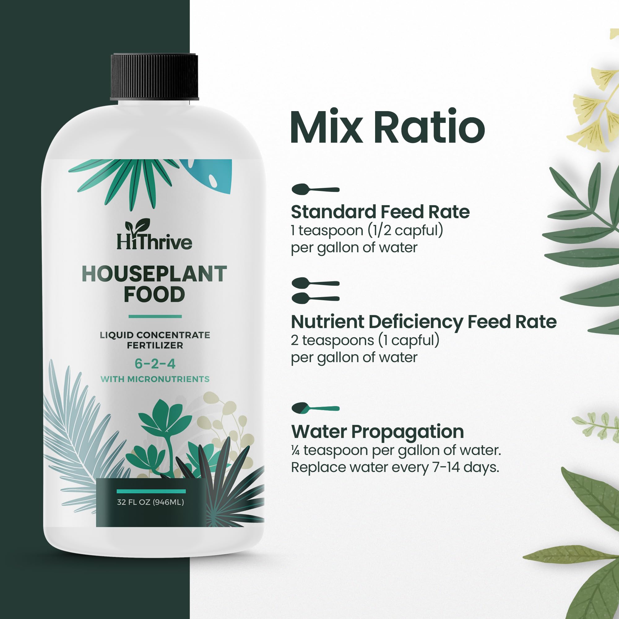 HiThrive used for water propagation to nourish cuttings before roots appear