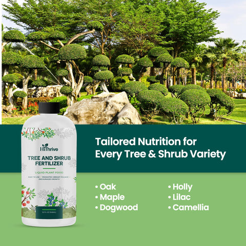 HiThrive for all trees and shrubs suitable for outdoor garden care