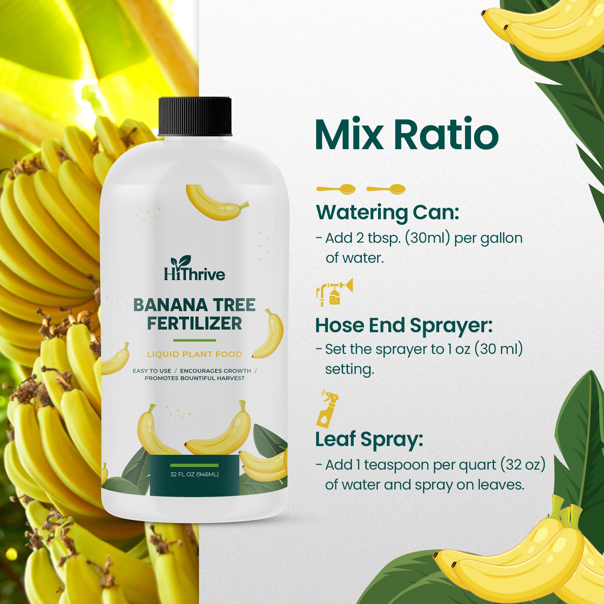 HiThrive easy dilution and application process for consistent care.