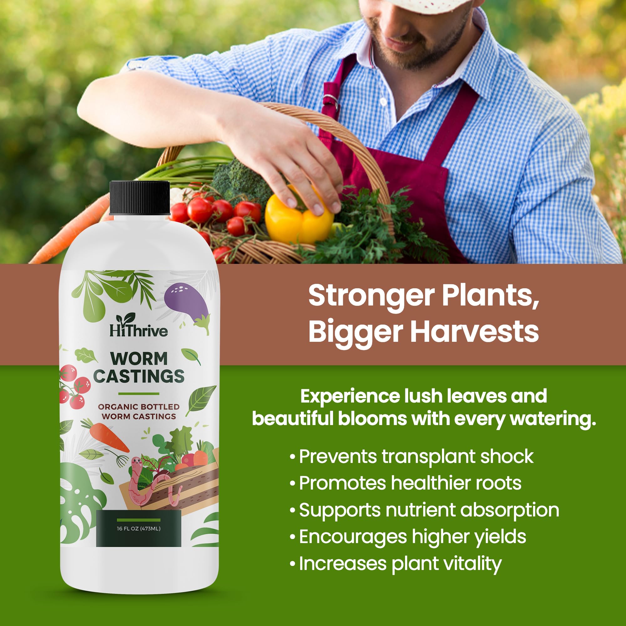 HiThrive easy-dilution mixing guide for daily plant care
