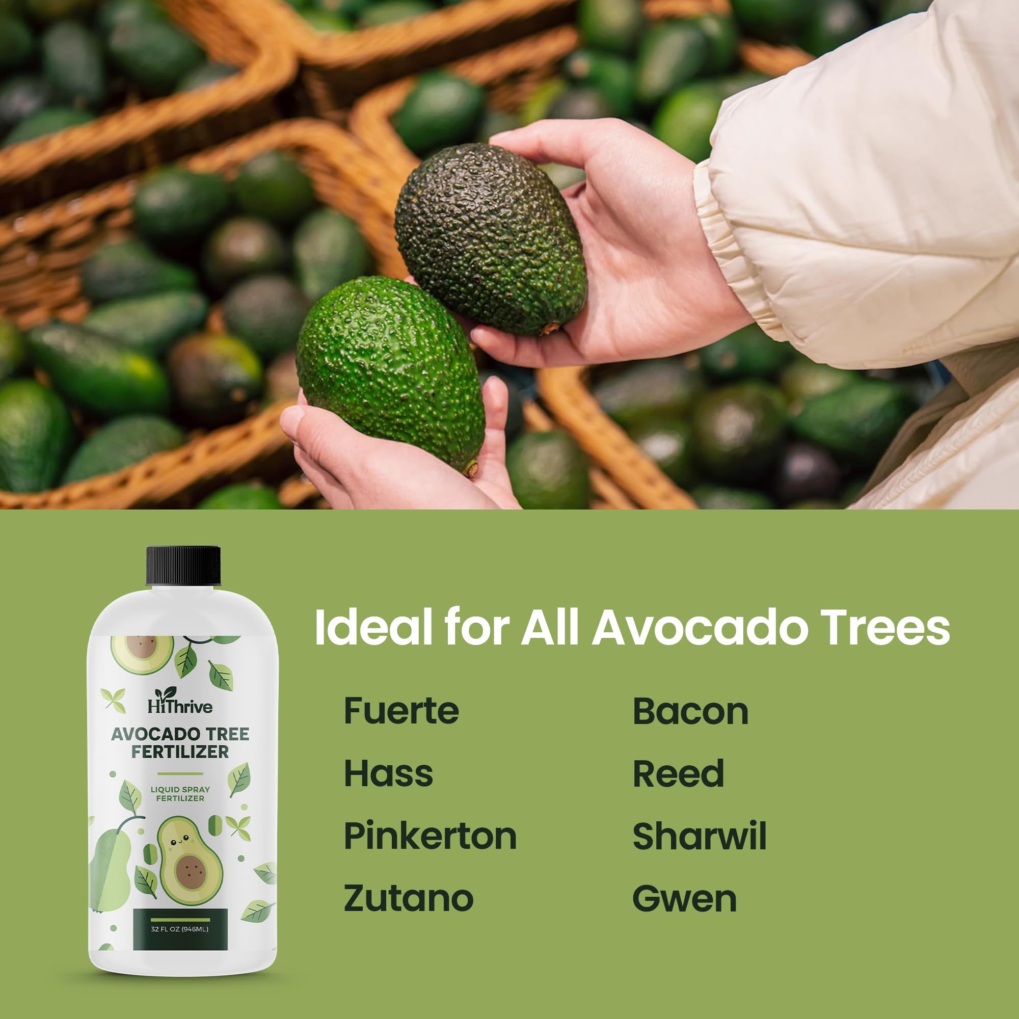 HiThrive fruit-bearing tree thriving with micronutrients and bigger fruit potential