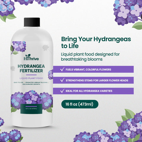 HiThrive Hydrangea liquid food being measured and mixed for feeding
