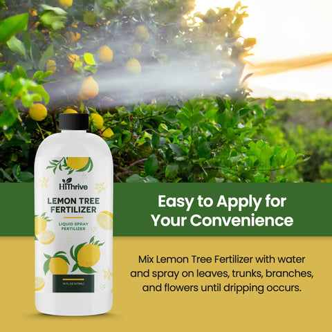 HiThrive formula supports fruit production and juicy lemons.