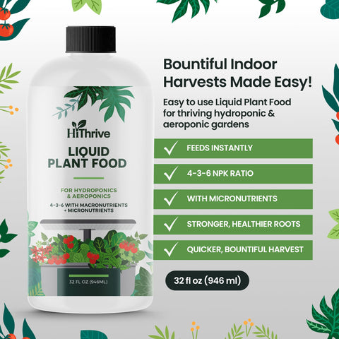HiThrive fertilizer in reservoir enabling rapid nutrient delivery