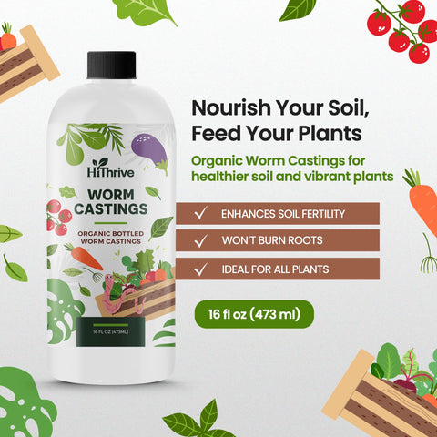 HiThrive worm tea 32 gallons concentrate for garden soil