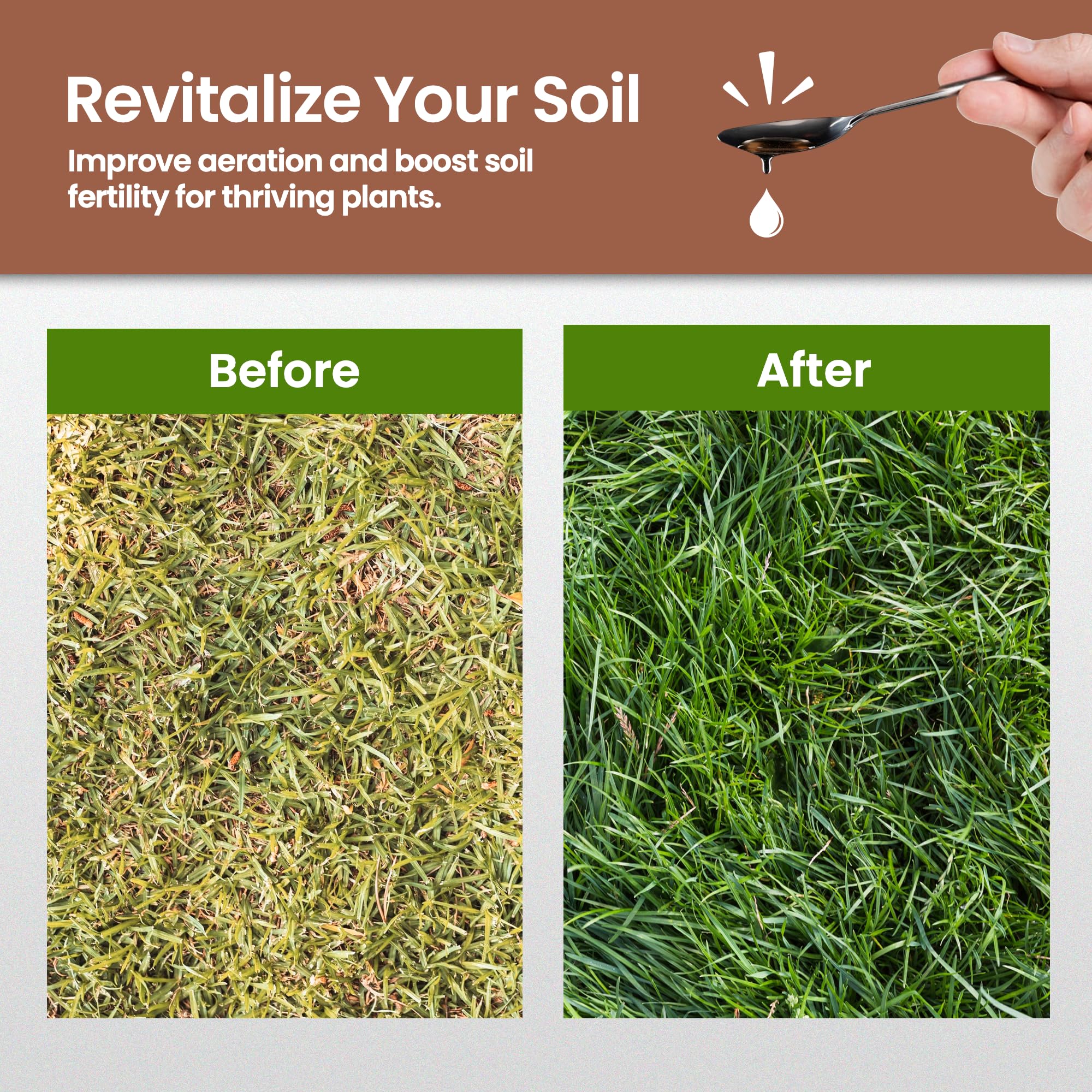 HiThrive worm tea promotes greener leaves on leafy greens