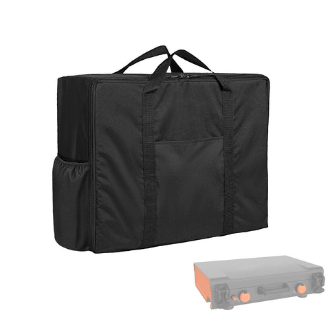 Hiticover bag front view for Blackstone griddle showing compact storage for accessories.