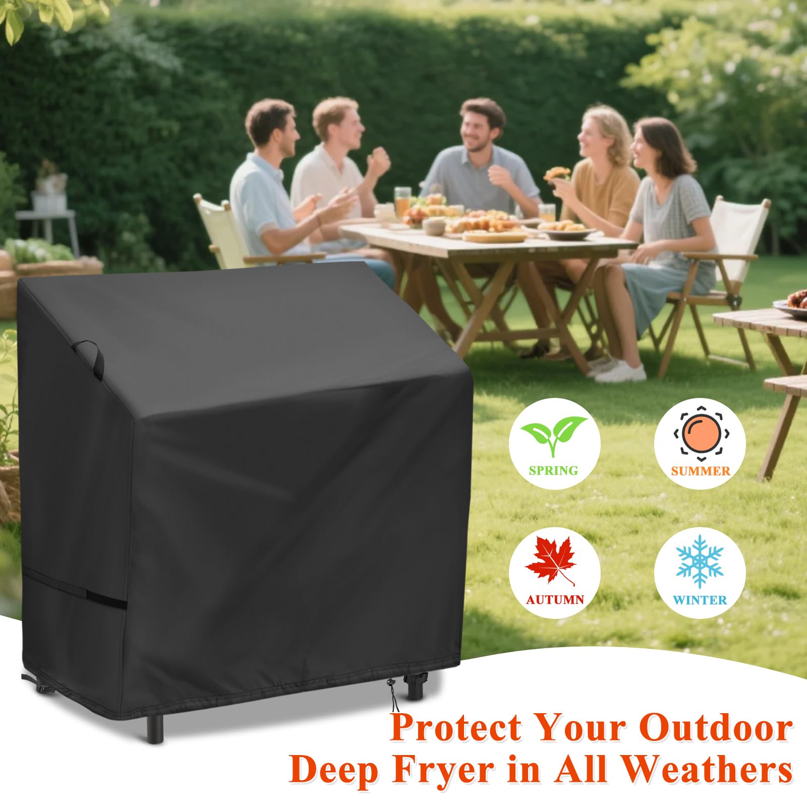 Hiticover Vevor Feasto cover easy-clean design for quick maintenance