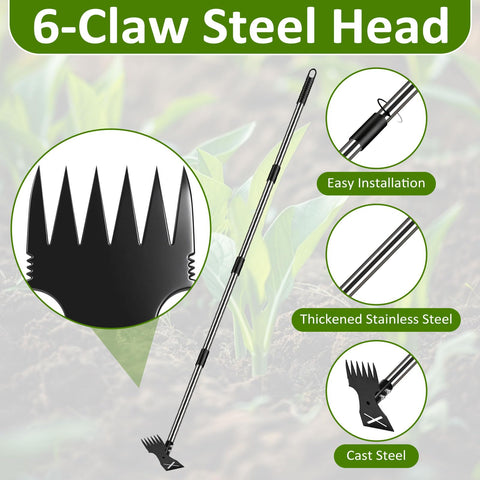 Hivenlly cast steel head delivers durable, rust-resistant performance.