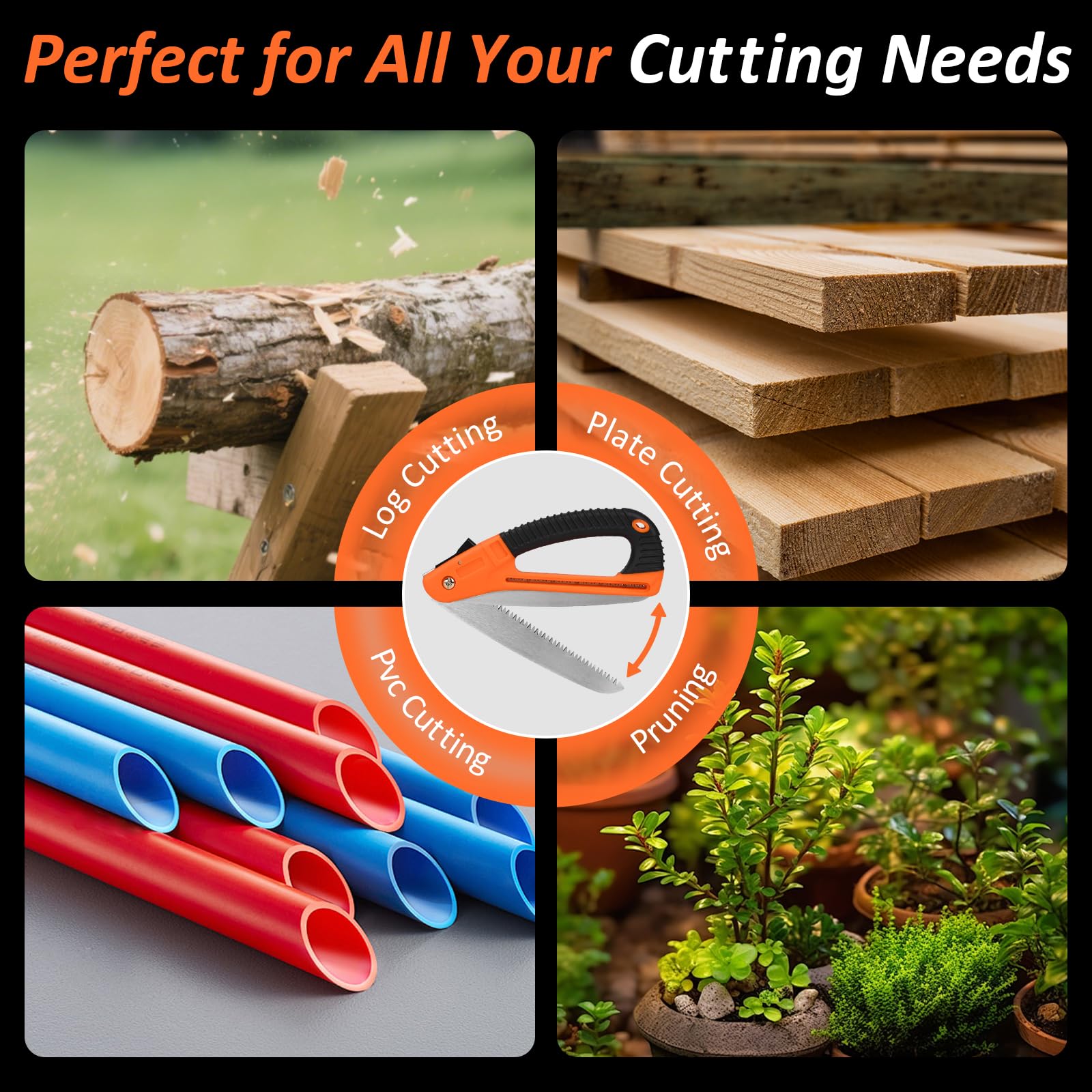Hivenlly folding saw ready for camping and outdoor tasks