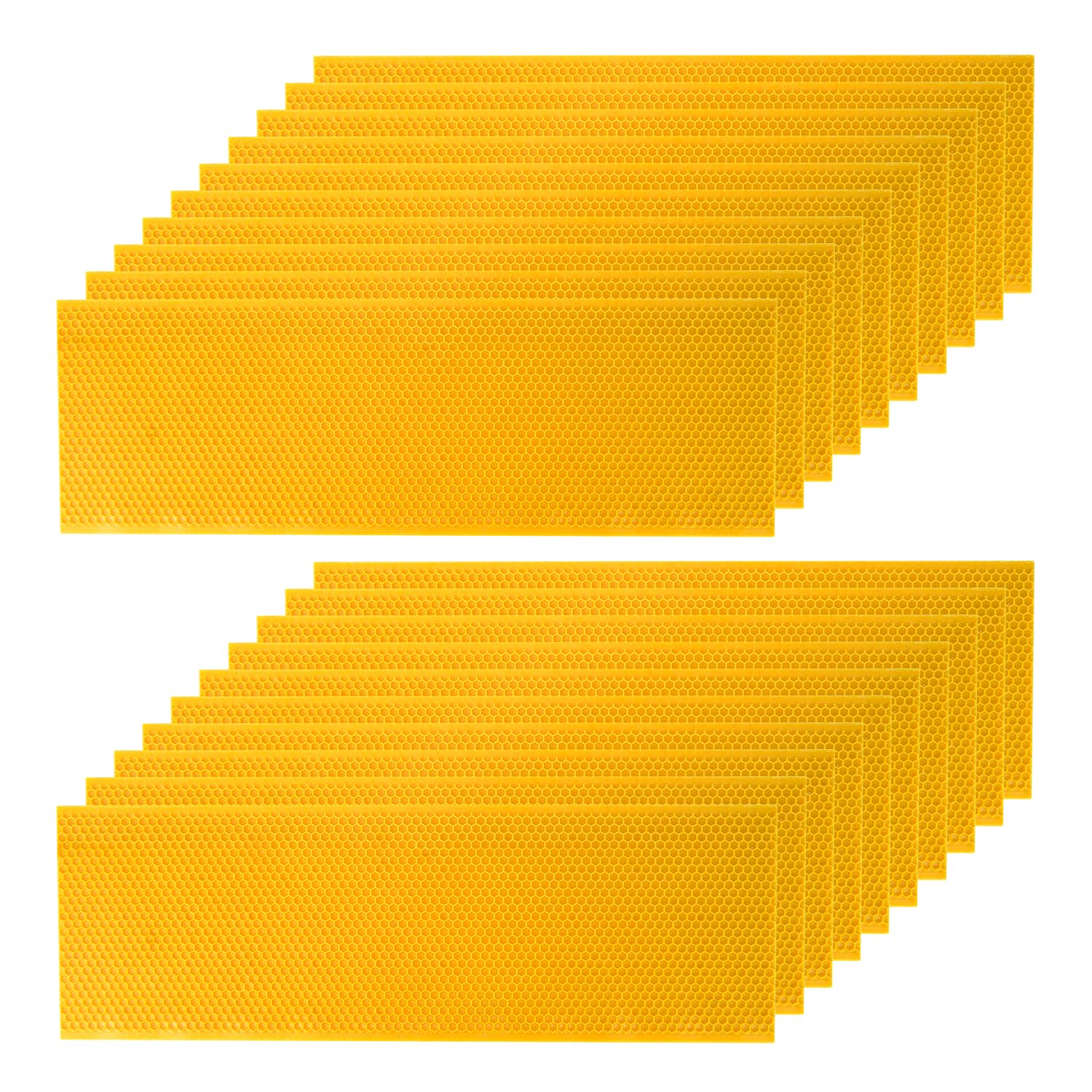 HiveSweet beeswax-coated foundation sheets for 5-5/8-inch frames support sturdy comb development