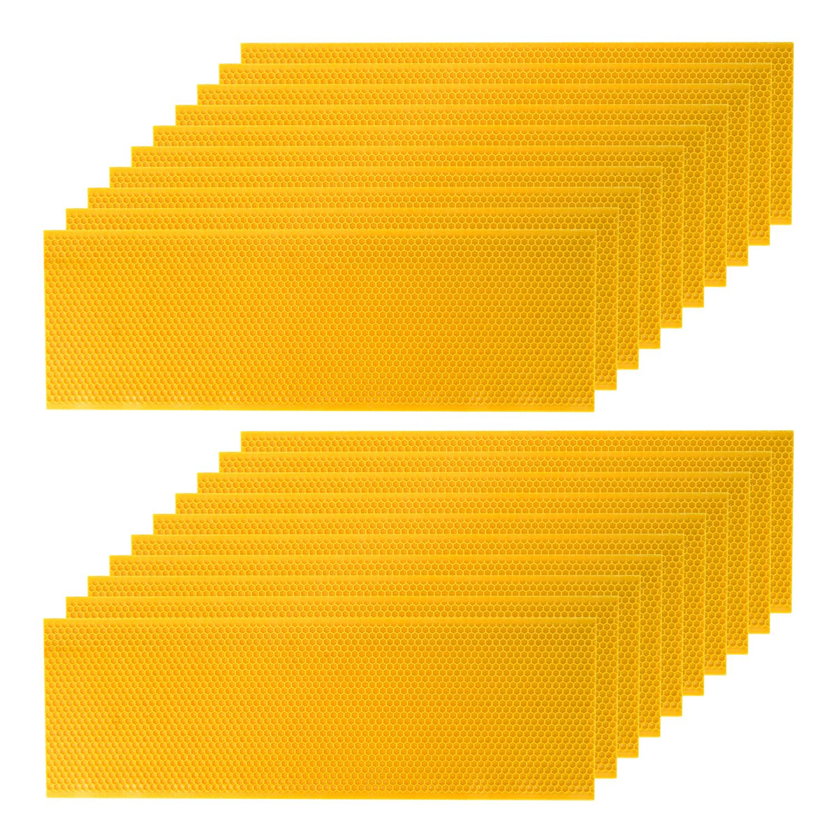 HiveSweet beeswax-coated foundation sheets for 5-5/8-inch frames support sturdy comb development