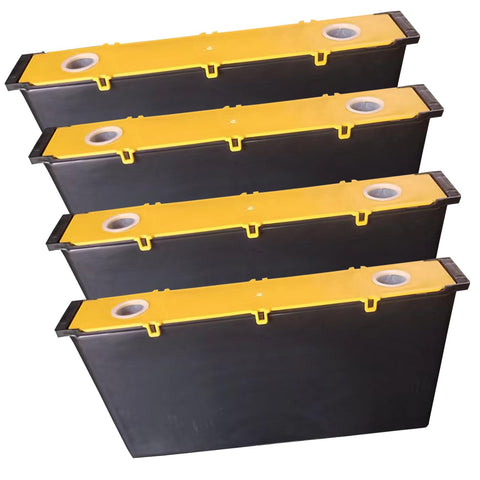 HiveSweet feeder designed for deep-frame hives with a 3.5L capacity, four-pack set