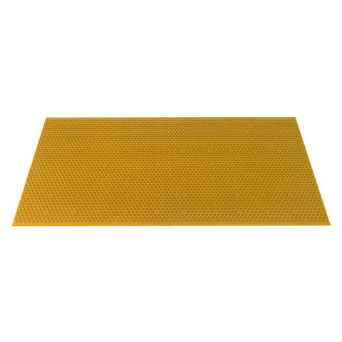 HiveSweet foundation sheets in use with beehive frame