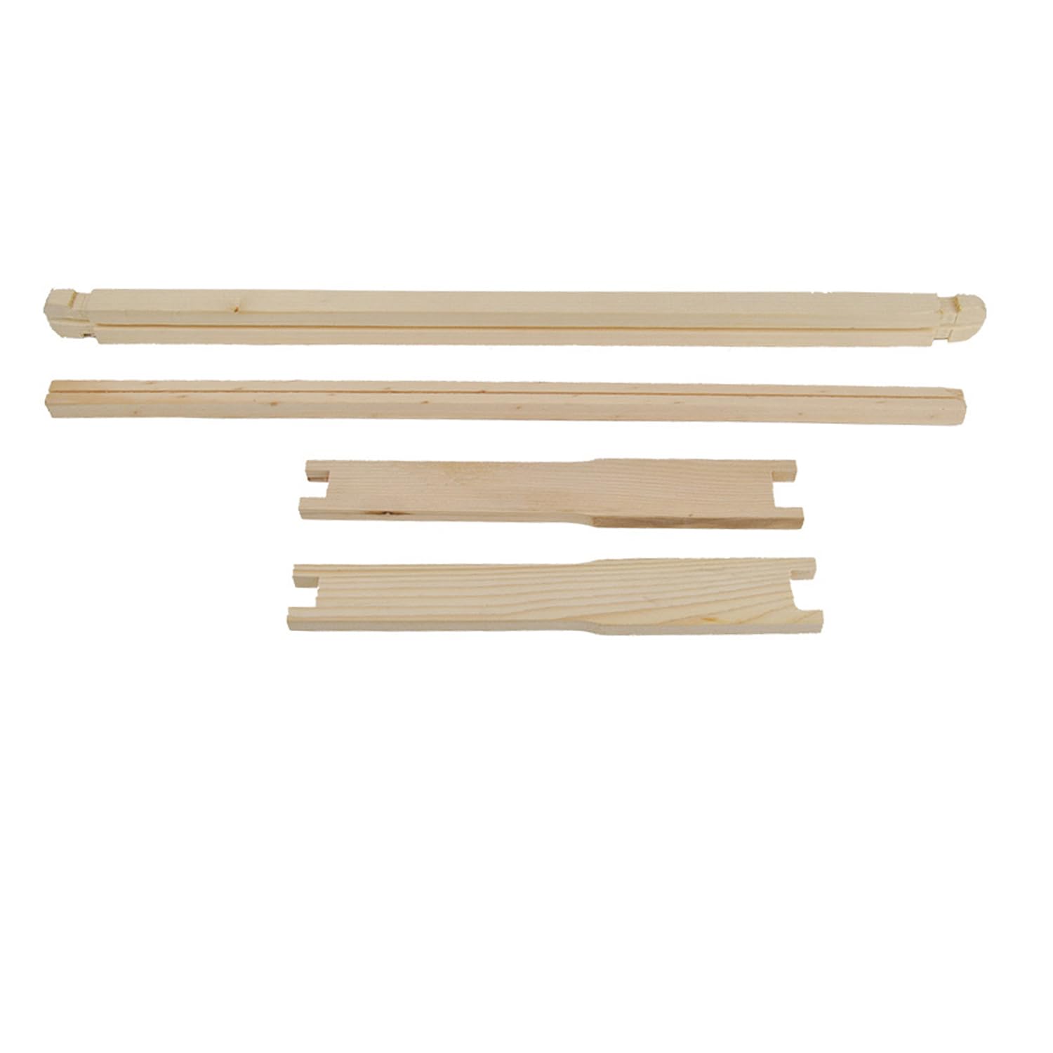 HiveSweet frame set promotes organized brood foundation and efficient inspections.