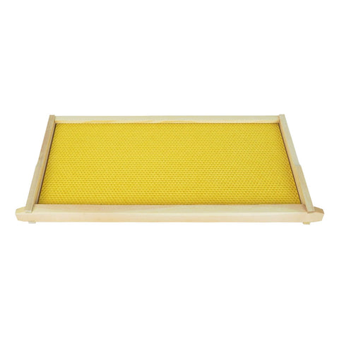 Unassembled HiveSweet frames and foundation with nails for quick setup