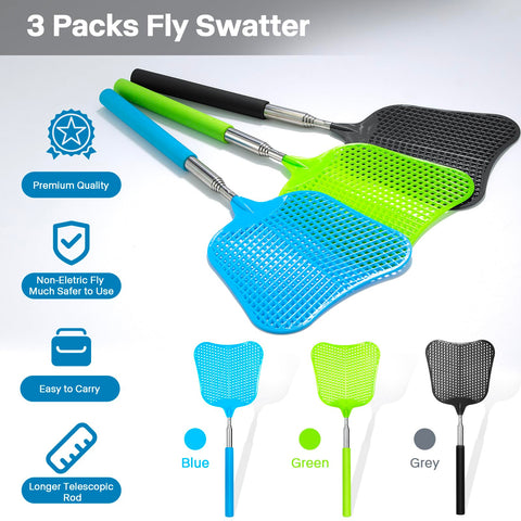 Hiway heavy-duty plastic swatter demonstrates durability for frequent use.