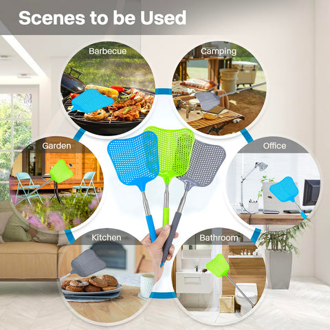 Hiway stainless-steel extendable handle for reaching across rooms.