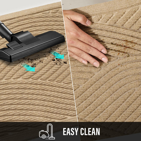 HIYARD 72×24 beige mat suited for indoor and outdoor entryways