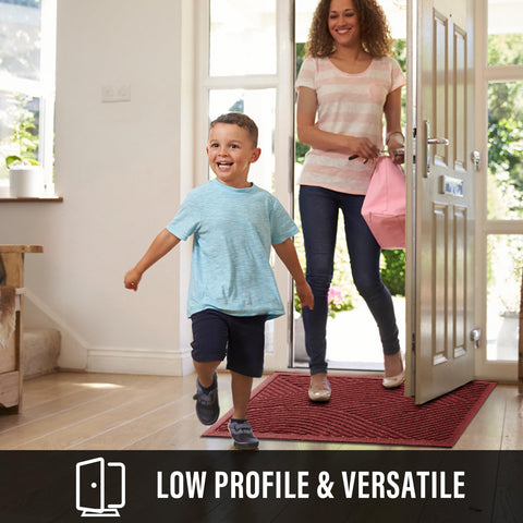 HIYARD mat can be cut to fit high-traffic entryways for a custom look